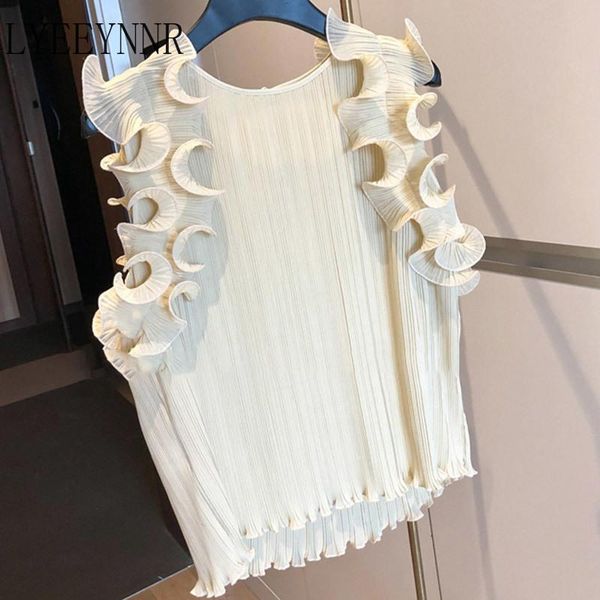 women's blouses & shirts lyeeynnr edge sleeveless blosue women o neck pure color elegant summer french style chic office ladies, White
women's blouses & shirts lyeeynnr edge sleeveless blosue women o neck pure color elegant summer french style chic office ladies, White