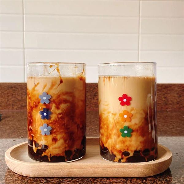 wine glasses creative cute colorful flower glass coffee milk mug transparent teacup household water bottle office drinking cup drinkware
wine glasses creative cute colorful flower glass coffee milk mug transparent teacup household water bottle office drinking cup drinkware
