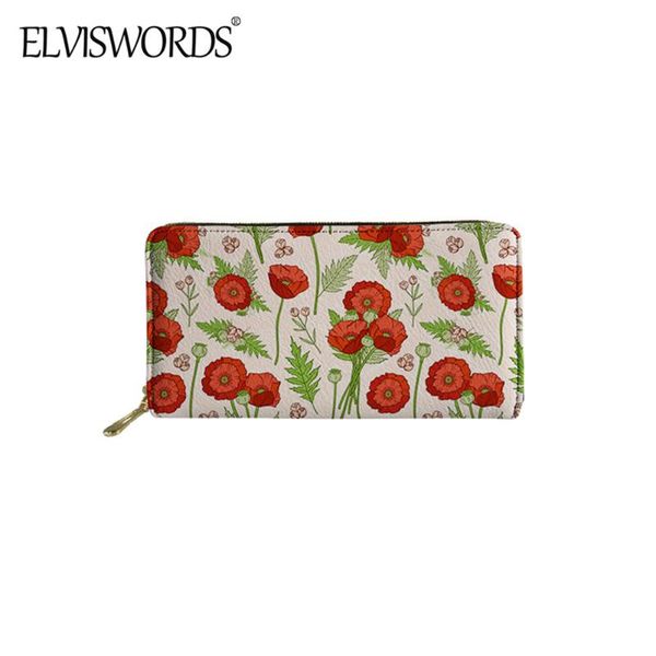 wallets elviswords 2021 floral print women pu leather purse poppies bohemian style long durable zipper poucht pocket mujer, Red;black
wallets elviswords 2021 floral print women pu leather purse poppies bohemian style long durable zipper poucht pocket mujer, Red;black