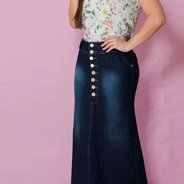 women skirts 35 womens high waist bodycon split skirt casual front button washed denim long jean, Black
women skirts 35 womens high waist bodycon split skirt casual front button washed denim long jean, Black