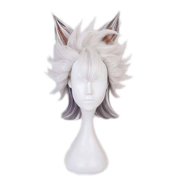 jack howl cosplay wig game twisted wonderland short heat resistant synthetic hair wigs halloween party role play + hairnet, Black
jack howl cosplay wig game twisted wonderland short heat resistant synthetic hair wigs halloween party role play + hairnet, Black