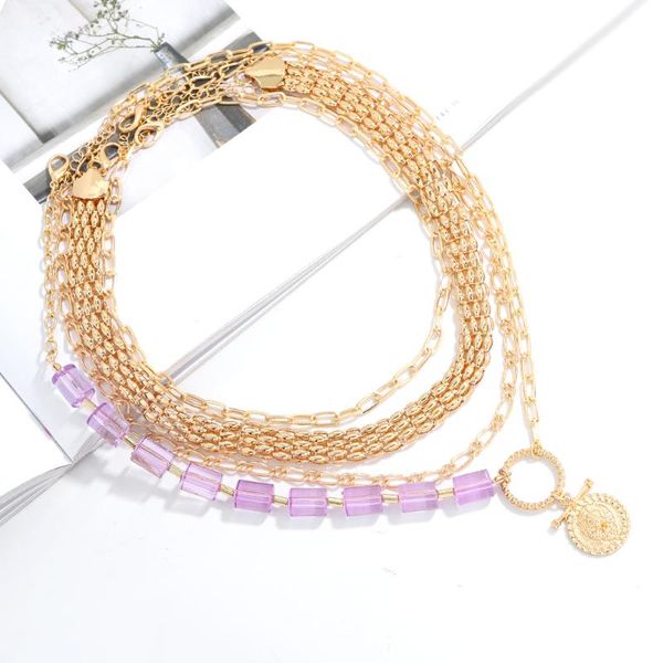 temperament women's trend multi-layer necklace bohemian rice bead personality wild handmade string fashion chains, Silver
temperament women's trend multi-layer necklace bohemian rice bead personality wild handmade string fashion chains, Silver