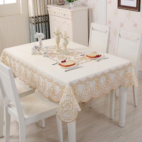 table cloth waterproof anti-scald oil-proof pvc household rectangular plastic thickened simple european bronzing
table cloth waterproof anti-scald oil-proof pvc household rectangular plastic thickened simple european bronzing