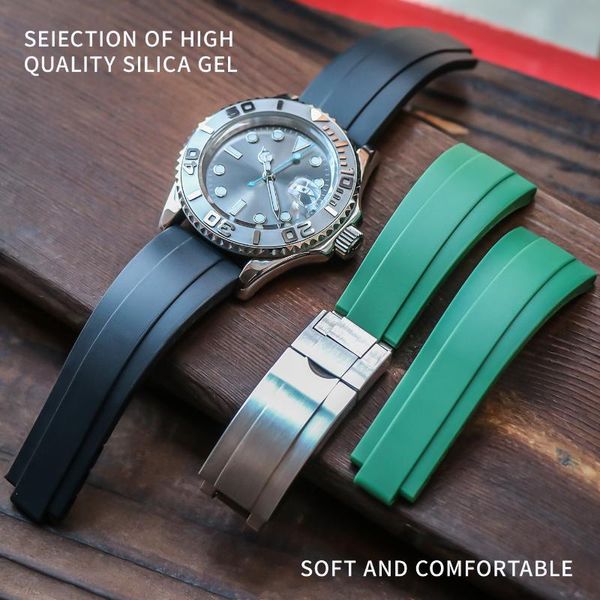 watch bands 20mm silicone strap colorful waterproof watchband for -watch 1960 gmt sub-marine oyster-flex deployment buckle, Black;brown
watch bands 20mm silicone strap colorful waterproof watchband for -watch 1960 gmt sub-marine oyster-flex deployment buckle, Black;brown
