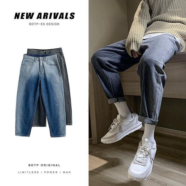 men's jeans korean gradient fashion retro casual men streetwear loose hip-hop straight-leg denim trousers mens -2xl, Blue
men's jeans korean gradient fashion retro casual men streetwear loose hip-hop straight-leg denim trousers mens -2xl, Blue