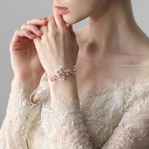 charm bracelets freshwater pearls bridal handmade gold silver color floral wedding jewelry women wristband, Golden;silver
charm bracelets freshwater pearls bridal handmade gold silver color floral wedding jewelry women wristband, Golden;silver