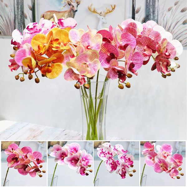 decorative flowers & wreaths 1 stem silk flower artificial moth orchid butterfly for house wedding festival decoration 10colors
decorative flowers & wreaths 1 stem silk flower artificial moth orchid butterfly for house wedding festival decoration 10colors