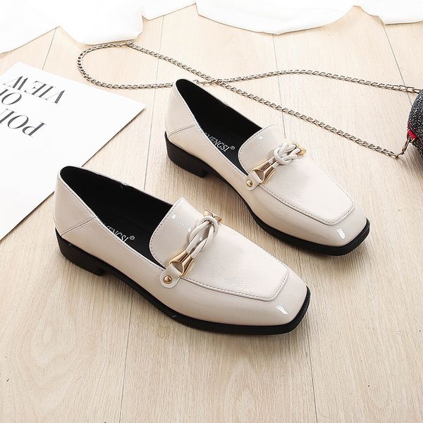 dress shoes pleated japanned leather oxfords ladies women slip on shallow loafers cross band metal decoration folds derby femme 2ker, Black
dress shoes pleated japanned leather oxfords ladies women slip on shallow loafers cross band metal decoration folds derby femme 2ker, Black