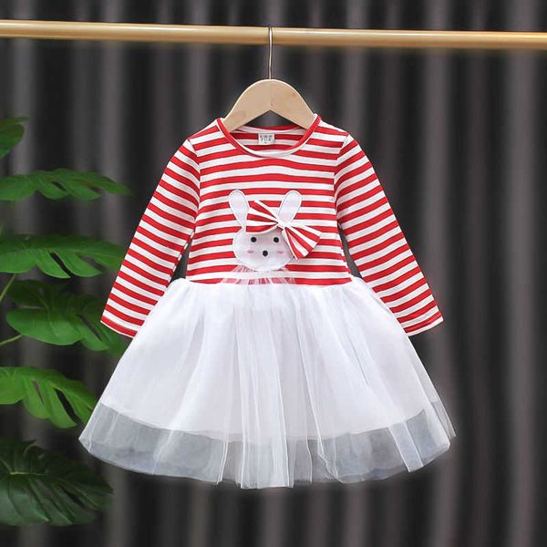2021 autumn striped mesh long-sleeved princess dress girls cotton dress p5807 g1026, Red;yellow
2021 autumn striped mesh long-sleeved princess dress girls cotton dress p5807 g1026, Red;yellow