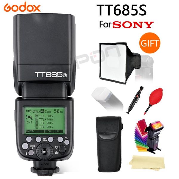godox685685s 2.4g hss 1/8000sl camera flash +15*17 cm softbox+gift for a77ii a7rii a7r a99 a58 a6500 a6000 a6300 flashes
godox685685s 2.4g hss 1/8000sl camera flash +15*17 cm softbox+gift for a77ii a7rii a7r a99 a58 a6500 a6000 a6300 flashes
