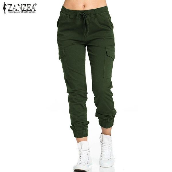 women's pants & capris 2021 fashion zanzea women drawstring elastic waist long solid trousers casual loose pockets pantalones femme str, Black;white
women's pants & capris 2021 fashion zanzea women drawstring elastic waist long solid trousers casual loose pockets pantalones femme str, Black;white