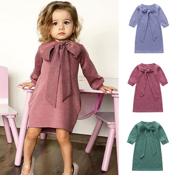 girl's dresses infant baby kids girls long sleeve cotton solid lace-up bowknot autumn dress, Red;yellow
girl's dresses infant baby kids girls long sleeve cotton solid lace-up bowknot autumn dress, Red;yellow