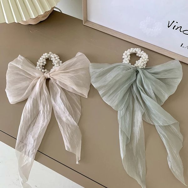 elegant pearl women scrunchie bows hair ties ponytail holder hairband bow knot hair rope fashion girls hair accessories, Golden;silver
elegant pearl women scrunchie bows hair ties ponytail holder hairband bow knot hair rope fashion girls hair accessories, Golden;silver