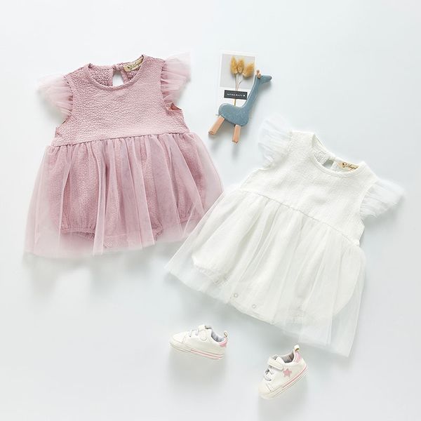 cute baby girl short sleeve pure color princess rompers newborn summer kids infant baby girl clothes jumpsuits, Blue
cute baby girl short sleeve pure color princess rompers newborn summer kids infant baby girl clothes jumpsuits, Blue