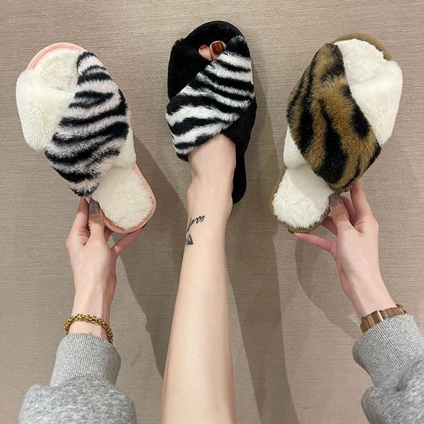 drop winter women home slippers faux fur fashion ladies warm shoes woman house slip on flats female slides, Black
drop winter women home slippers faux fur fashion ladies warm shoes woman house slip on flats female slides, Black