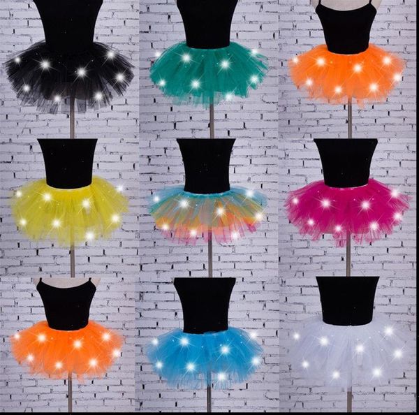 led light up tulle womens skirts tutu fancy hen party halloween costume players, Black
led light up tulle womens skirts tutu fancy hen party halloween costume players, Black