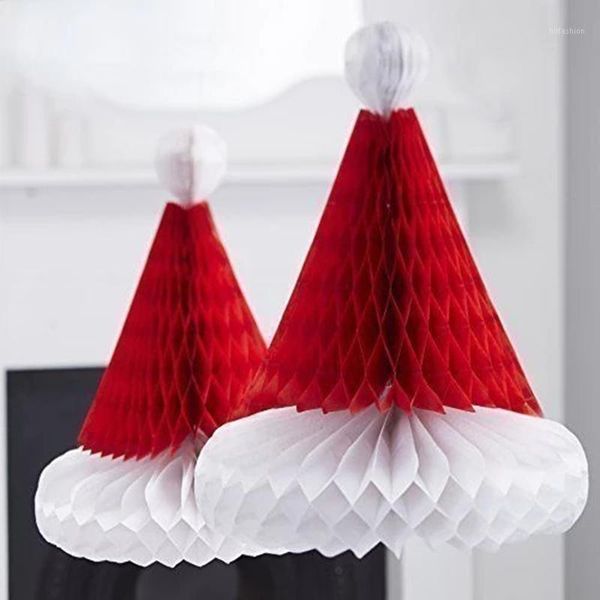christmas decorations 1pcs honeycomb santa claus hats hanging ornament for xmas party festival decoration
christmas decorations 1pcs honeycomb santa claus hats hanging ornament for xmas party festival decoration