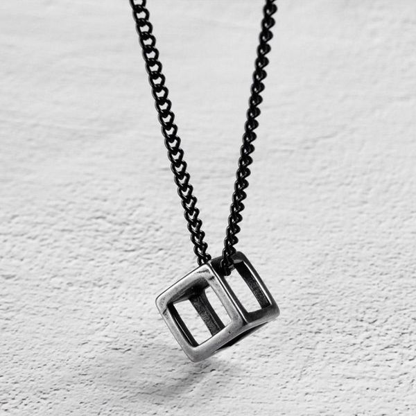 punk cube shape hollow out pendant necklace cool hip hop rock fashion jewelry men boy gifts party necklaces, Silver
punk cube shape hollow out pendant necklace cool hip hop rock fashion jewelry men boy gifts party necklaces, Silver