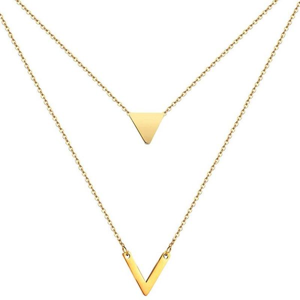 pendant necklaces choker stainless steel geometric series triangle v pendants for women multilayer bijoux collares mujer collier, Silver
pendant necklaces choker stainless steel geometric series triangle v pendants for women multilayer bijoux collares mujer collier, Silver