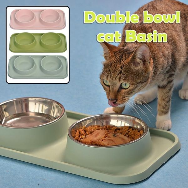 cat bowls & feeders ant proof bowl anti-skidding dog double puppy food water feeder stainless steel pets drinking dish pet supplies#50
cat bowls & feeders ant proof bowl anti-skidding dog double puppy food water feeder stainless steel pets drinking dish pet supplies#50