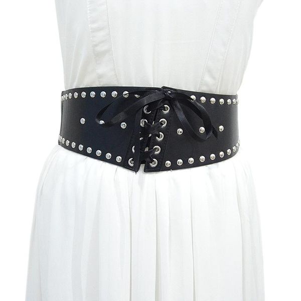 belts gothic rivets wide waistband for women statement pu leather corset waist belt street hip hop punk decoration cummerbunds correas, Black;brown
belts gothic rivets wide waistband for women statement pu leather corset waist belt street hip hop punk decoration cummerbunds correas, Black;brown