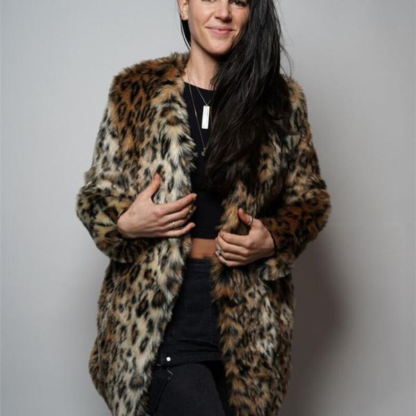 women's fur & faux trodeam 2021 coats for winter with o-neck collars mid-length leopard print furr long-sleeved jackets, Black
women's fur & faux trodeam 2021 coats for winter with o-neck collars mid-length leopard print furr long-sleeved jackets, Black