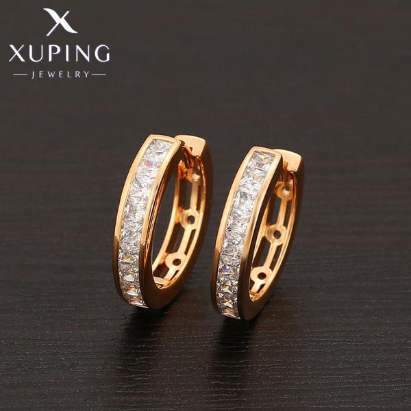 hoop & huggie xuping jewelry summer sale arrival elegant huggies earrings for women a00718528, Golden;silver
hoop & huggie xuping jewelry summer sale arrival elegant huggies earrings for women a00718528, Golden;silver