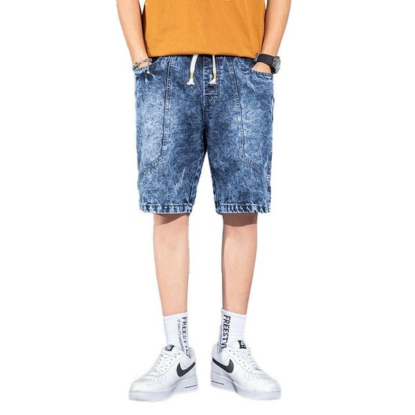 men's shorts summer thin denim male korean version of the large size five-point pants casual trend loose beach, White;black
men's shorts summer thin denim male korean version of the large size five-point pants casual trend loose beach, White;black