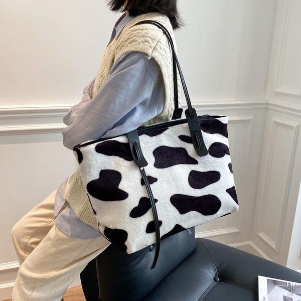 evening bags firmranc fashion large-capacity fall/winter cow zebra pattern plush design trend women's single shoulder tote big shopper
evening bags firmranc fashion large-capacity fall/winter cow zebra pattern plush design trend women's single shoulder tote big shopper