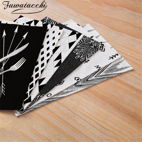 mats & pads fuwatacchi black white placemat rectangle table mat drink coasters napkin kitchen decoration accessories home decor
mats & pads fuwatacchi black white placemat rectangle table mat drink coasters napkin kitchen decoration accessories home decor