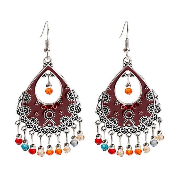 ethnic women's wate drop acrylic dangle earrings boho white hanging tassel earring tibetan charm jewelry, Silver
ethnic women's wate drop acrylic dangle earrings boho white hanging tassel earring tibetan charm jewelry, Silver