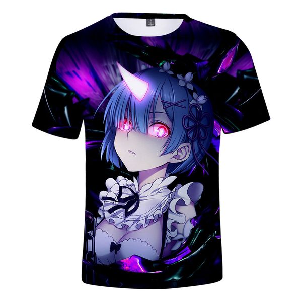 men's, women's, boys' girls' t-shirts, rem and ram cloth, japane animation t-shirts, White;black
men's, women's, boys' girls' t-shirts, rem and ram cloth, japane animation t-shirts, White;black