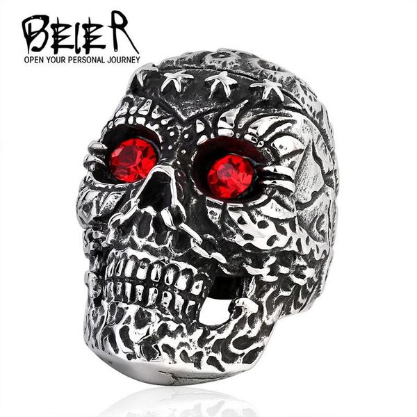 cluster rings beier store 316l stainless steel ring vintage men skull fashion jewelry br8-263, Golden;silver
cluster rings beier store 316l stainless steel ring vintage men skull fashion jewelry br8-263, Golden;silver