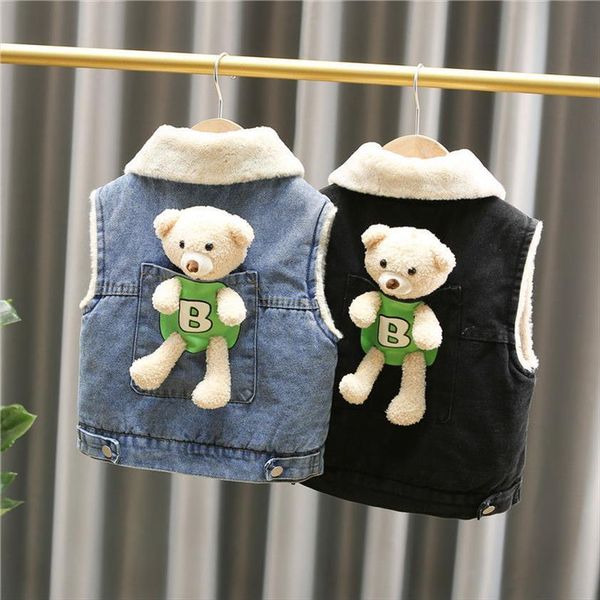 high end autumn baby girls warm denim vest jacket winter boys thicken waistcoat kids outerwear plus fleece children jackets, Camo
high end autumn baby girls warm denim vest jacket winter boys thicken waistcoat kids outerwear plus fleece children jackets, Camo