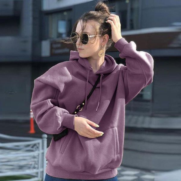 women's hoodies & sweatshirts autumn women loose sweatshirt solid color fleece droop shoulder winter pullovers casual brief harajuku h, Black
women's hoodies & sweatshirts autumn women loose sweatshirt solid color fleece droop shoulder winter pullovers casual brief harajuku h, Black