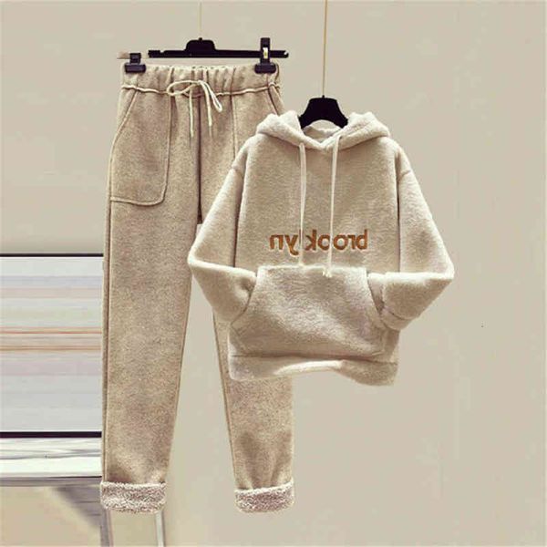 women's two piece pants plus size women hooded and pants set ladies letter print pocket warm thicken pullover sweatshirts high waist 4c, White
women's two piece pants plus size women hooded and pants set ladies letter print pocket warm thicken pullover sweatshirts high waist 4c, White