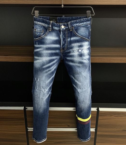men's jeans brand of fashionable european and american casual ,high-grade washing, pure hand grinding, quality optimization l9807, Blue
men's jeans brand of fashionable european and american casual ,high-grade washing, pure hand grinding, quality optimization l9807, Blue
