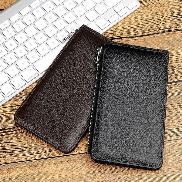 wallets long wallet female genuine leather purse ladies phone card holder walet zipper clutch bag with 20 slots, Red;black
wallets long wallet female genuine leather purse ladies phone card holder walet zipper clutch bag with 20 slots, Red;black