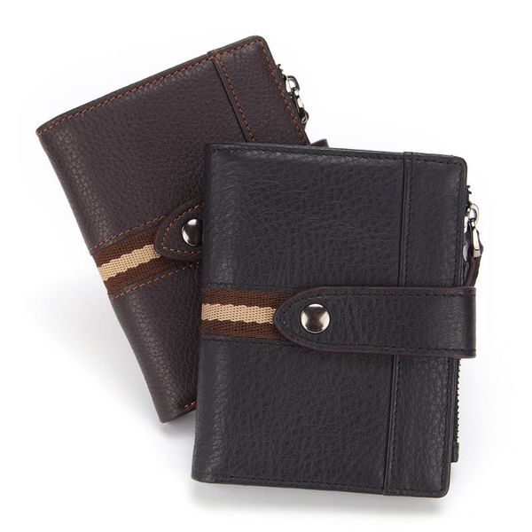 wallets frid anti theft brush mens retro genuine leather short wallet first layer coin purse, Red;black
wallets frid anti theft brush mens retro genuine leather short wallet first layer coin purse, Red;black