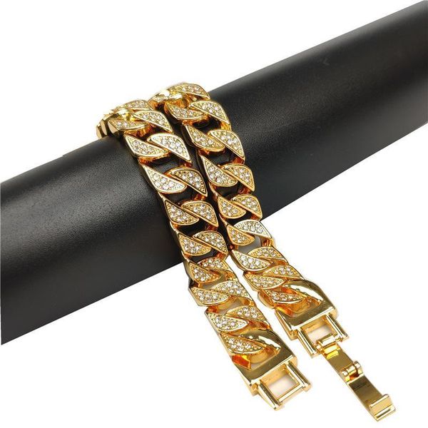 chains 2021 12mm 316l stainless steel curb cuban link chain choker necklace micro pave full rhinestones miami hip hop jewelry, Silver
chains 2021 12mm 316l stainless steel curb cuban link chain choker necklace micro pave full rhinestones miami hip hop jewelry, Silver
