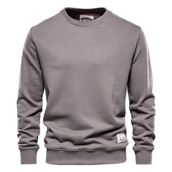 aiopeson streetwear cotton men's sweatshirt casual solid color long sleeve spring sweatshirt men quality classic mens clothes 210818, Black
aiopeson streetwear cotton men's sweatshirt casual solid color long sleeve spring sweatshirt men quality classic mens clothes 210818, Black