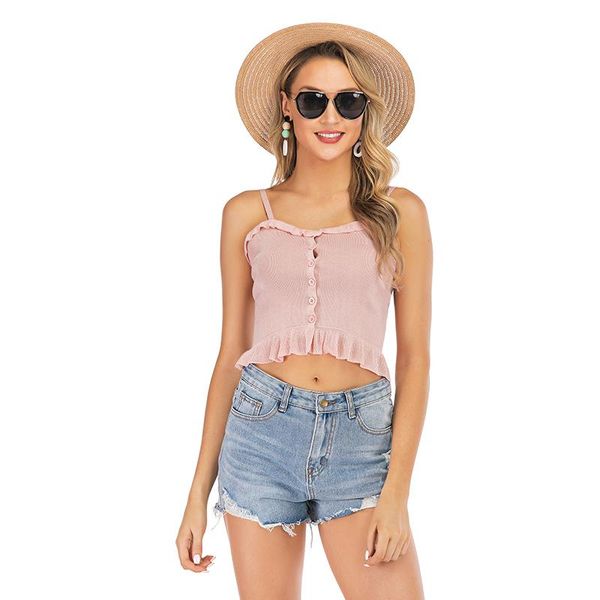 women's tanks & camis speed sell tong sweet fold falbala sleeveless condole belt vest midriff cultivate one's morality short coat, White
women's tanks & camis speed sell tong sweet fold falbala sleeveless condole belt vest midriff cultivate one's morality short coat, White
