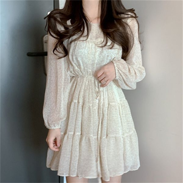 casual dresses south korea early spring gentle wind sweet print floral folds lace-up waist slimming dress women ltvt, Black;gray
casual dresses south korea early spring gentle wind sweet print floral folds lace-up waist slimming dress women ltvt, Black;gray