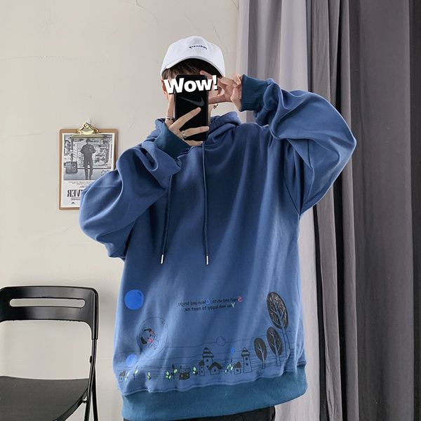 men's hoodies & sweatshirts harajuku and standard cartoons printed large-scale japanese streetwear loose fitting sweaters for men', Black
men's hoodies & sweatshirts harajuku and standard cartoons printed large-scale japanese streetwear loose fitting sweaters for men', Black