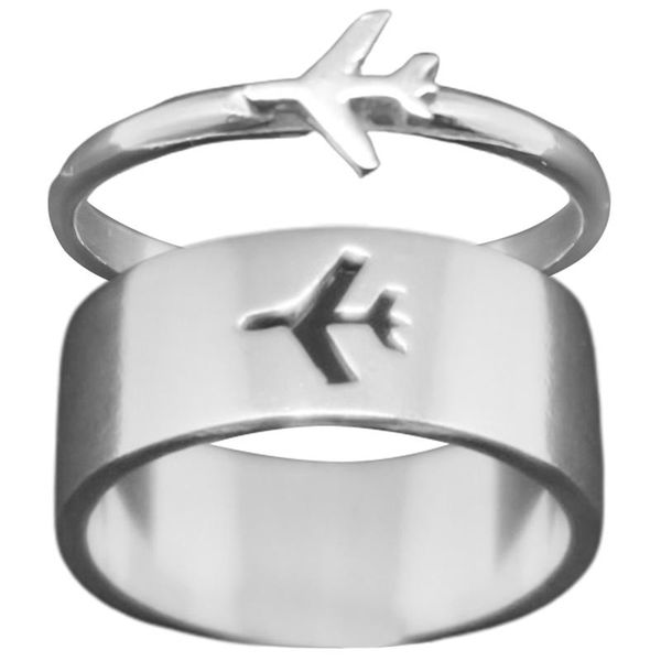 cluster rings creative airplane couple ring lovers hollow out attendant wedding set aviation lover anniversary gift, Golden;silver
cluster rings creative airplane couple ring lovers hollow out attendant wedding set aviation lover anniversary gift, Golden;silver