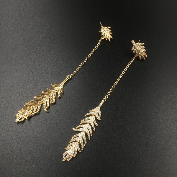dangle & chandelier korean fashion big-name ultra-long leaf tassel earrings personality micro-inlaid zircon online celebrity, Silver
dangle & chandelier korean fashion big-name ultra-long leaf tassel earrings personality micro-inlaid zircon online celebrity, Silver