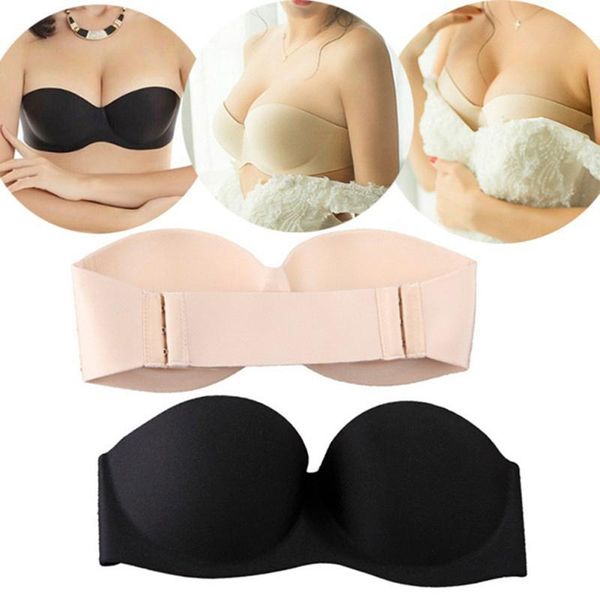 bras gathering invisible bralette underwear women push up strapless bra wedding brassiere back nude, Red;black
bras gathering invisible bralette underwear women push up strapless bra wedding brassiere back nude, Red;black