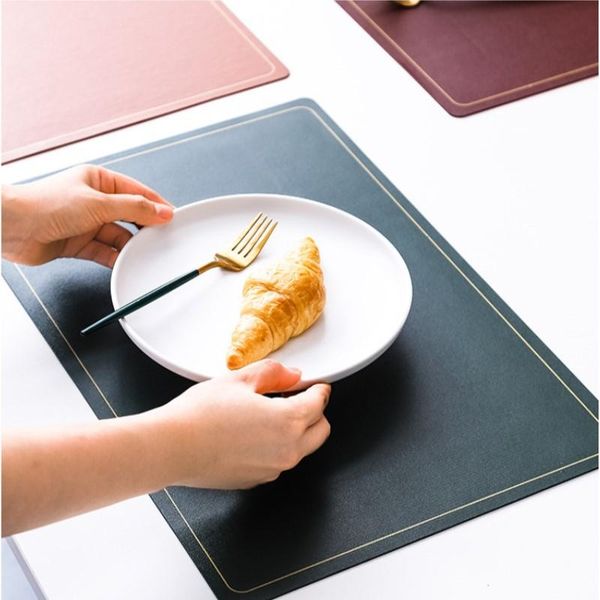 mats & pads double-layer leather placemat nordic phnom penh dinner table insulation non-slip for kitchen decor
mats & pads double-layer leather placemat nordic phnom penh dinner table insulation non-slip for kitchen decor