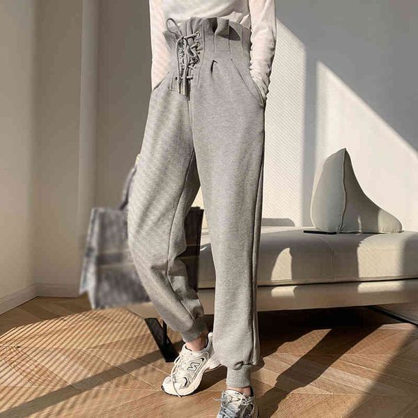 capris harem pants for women high waist bandage lace up bowknot casual spring trousers female fashion style, Black;white
capris harem pants for women high waist bandage lace up bowknot casual spring trousers female fashion style, Black;white