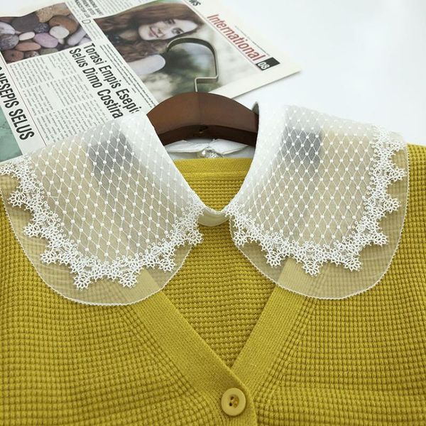 bow ties lace big lapel fake collars for women removable necklace false female half shirt blouses clothing girls nep kraagie, Black;gray
bow ties lace big lapel fake collars for women removable necklace false female half shirt blouses clothing girls nep kraagie, Black;gray
